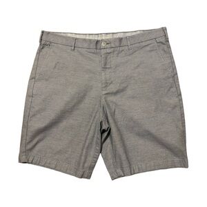 Marc Anthony Men's Light Heather Blue Luxury Stretch Slim Chino Shorts Size 38